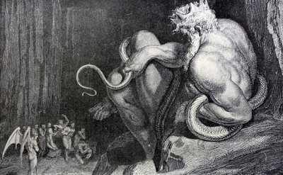 Dort steht Minos, 1862 von Gustave Dore